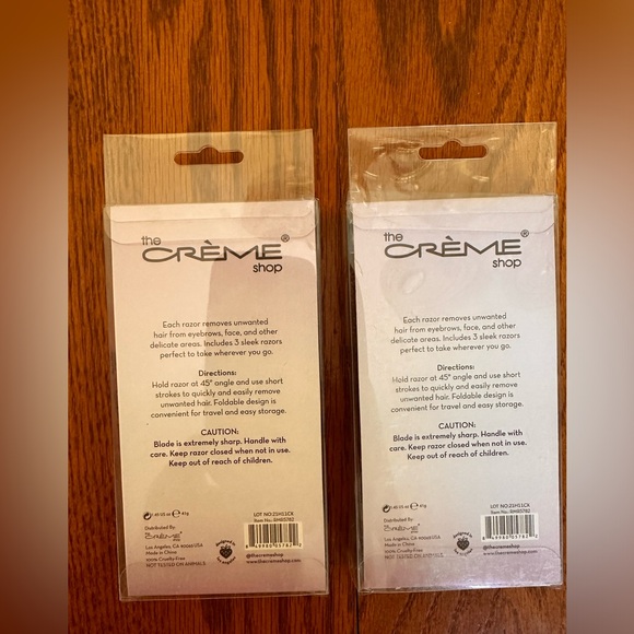 The Crème Shop Retractable Multipurpose Razors (Two 3 Packs) Ideal for T… - Picture 2 of 5